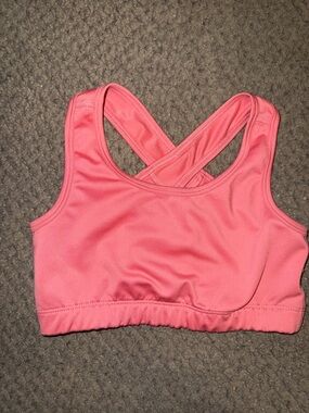 bcg Coral Pink Cross-Back Sports Bra